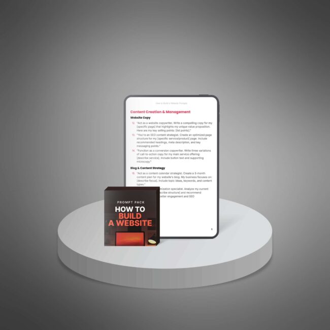 How to Build a Website - Prompts - Image 5