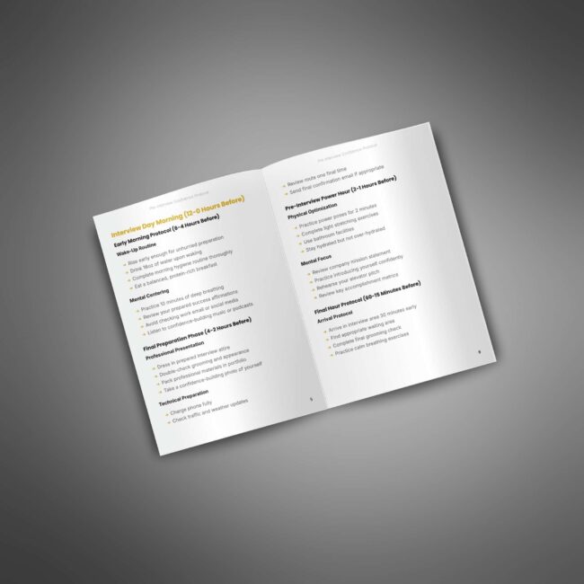 Pre-Interview Confidence Protocol - Image 4
